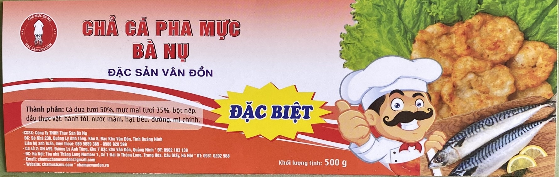 Chả cá pha mực Bà Nụ