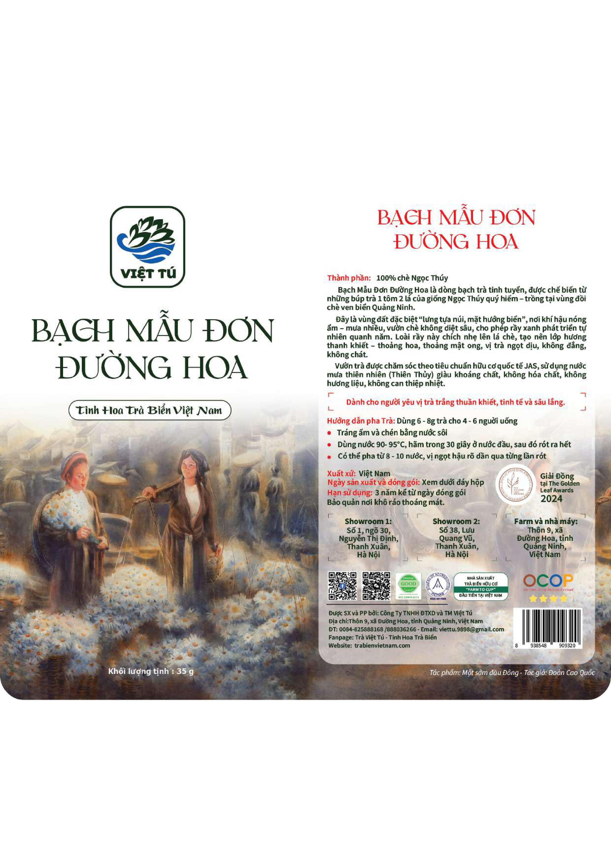 Trà Bạch Mẫu Đơn Đường Hoa