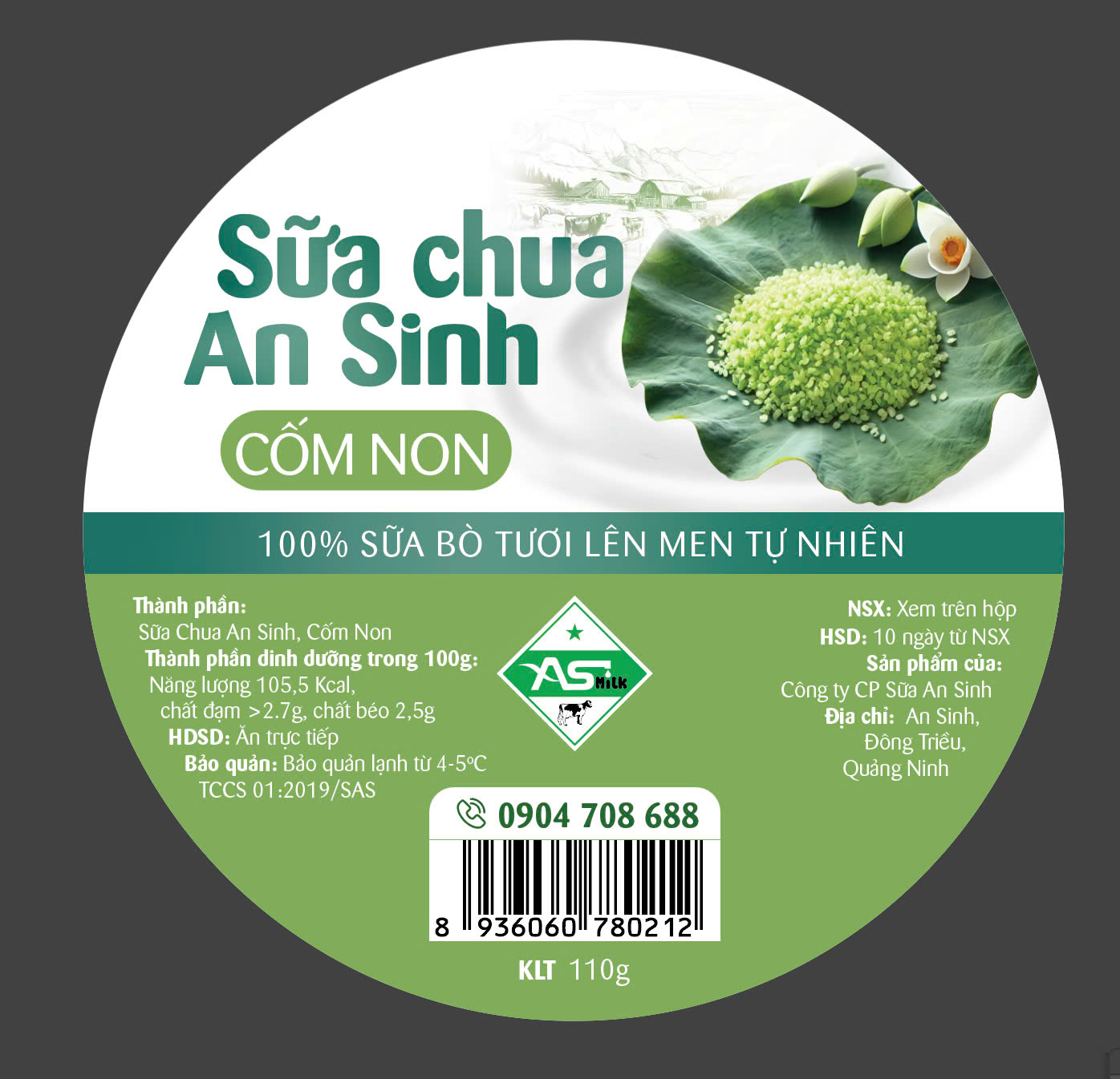 Sữa chua cốm non