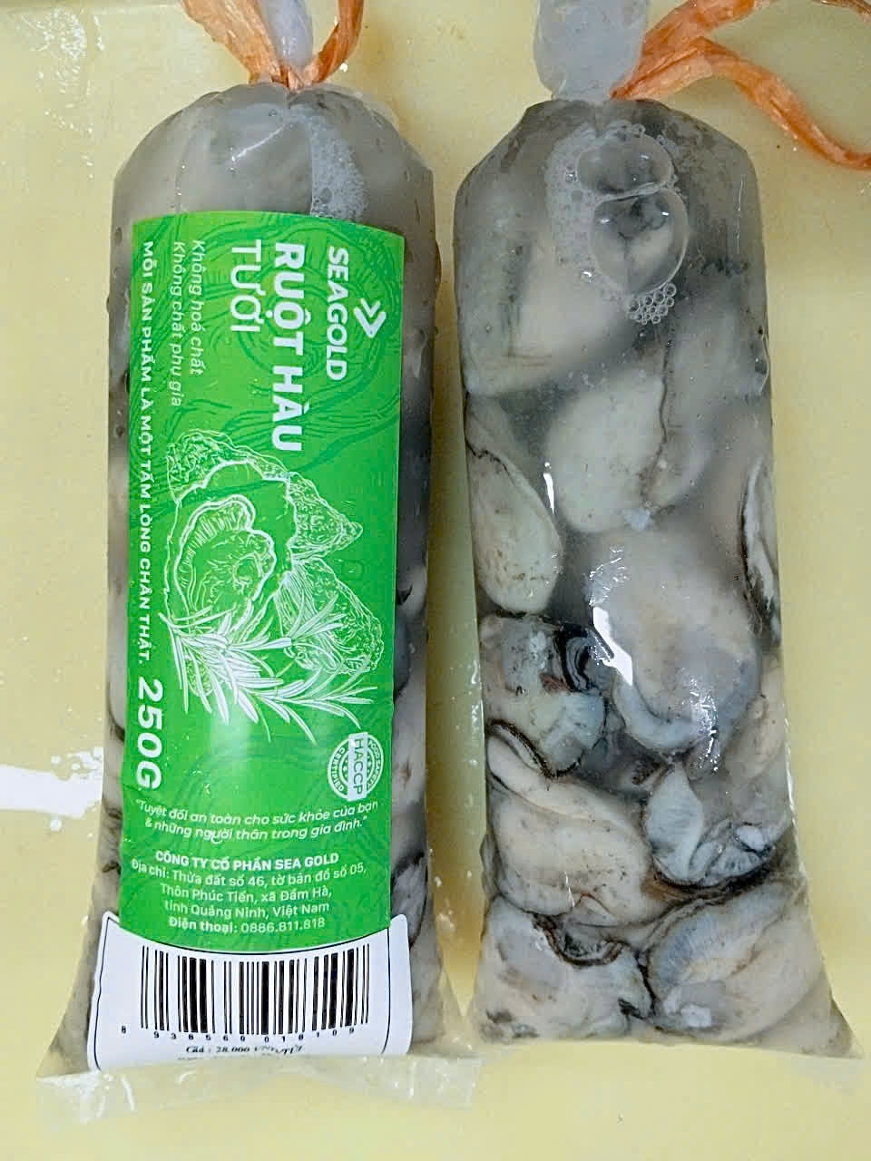 Ruột hàu Sea Gold (túi 250g)