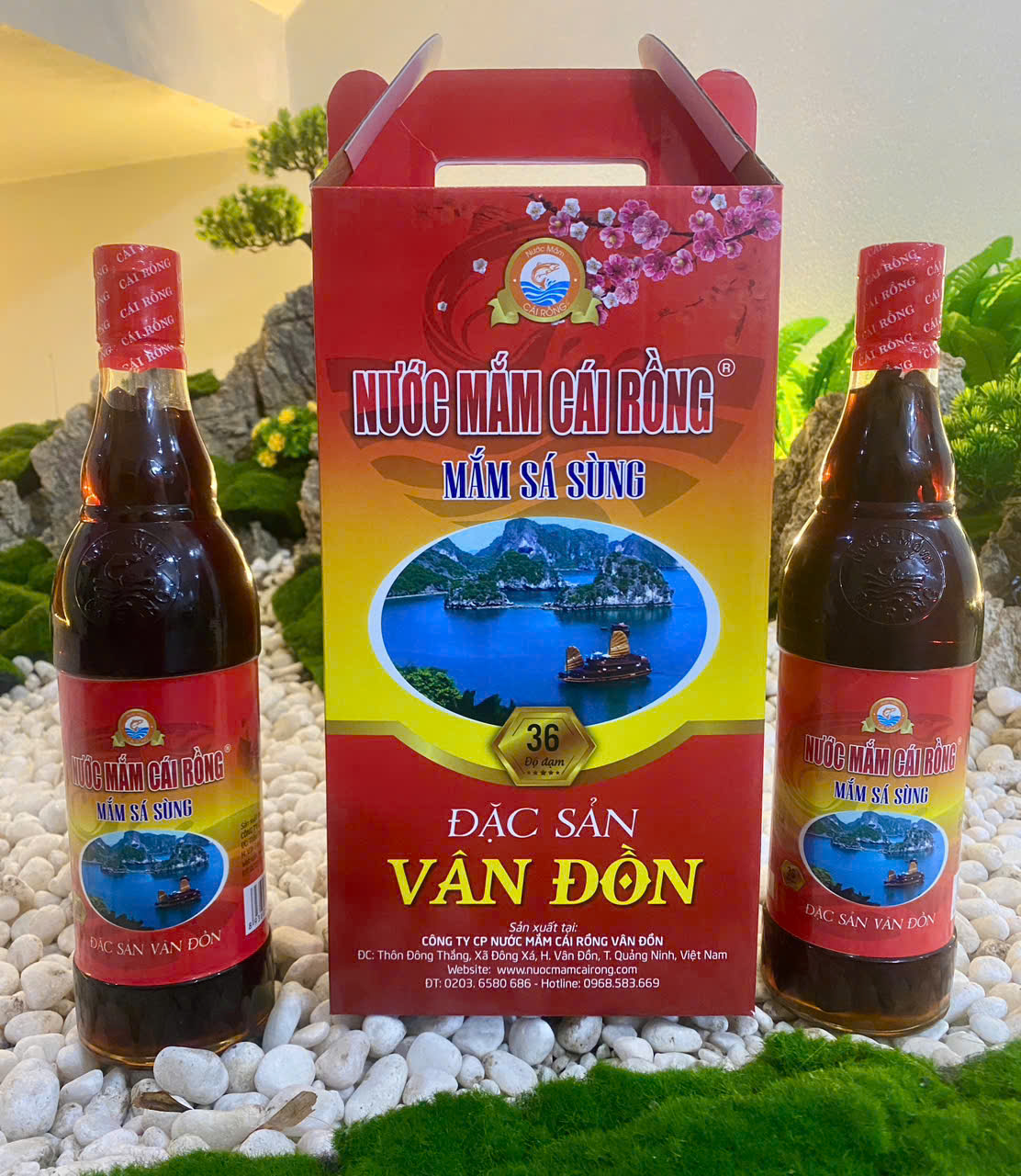 Nước mắm Sá Sùng 36N ( Chai 500ml)