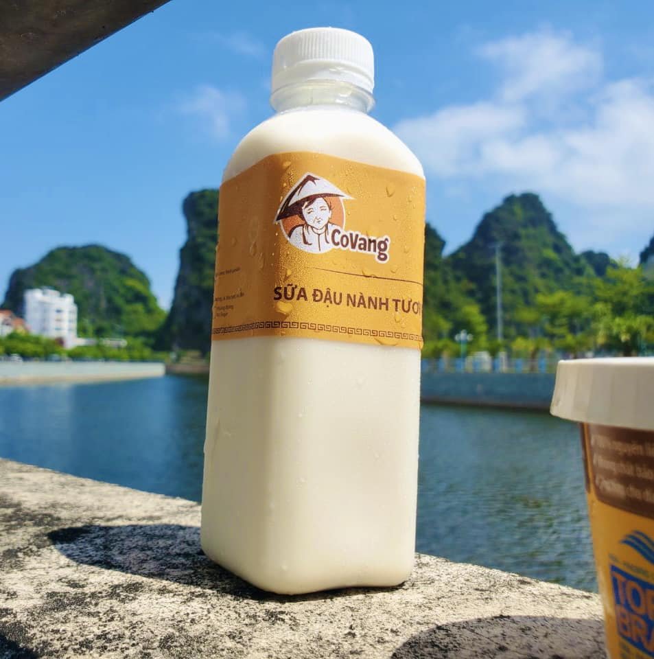 SỮA ĐẬU NÀNH TƯƠI CÔVANG 350ml