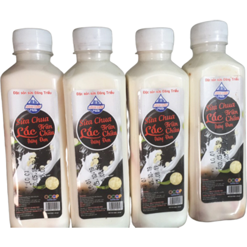 Sữa chua uống vị trân châu đường đen