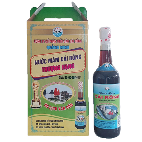 Nước mắm Cái Rồng loại thượng hạng