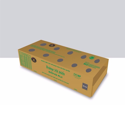 Trứng vịt biển Đồng Rui (hộp giấy 10 quả)