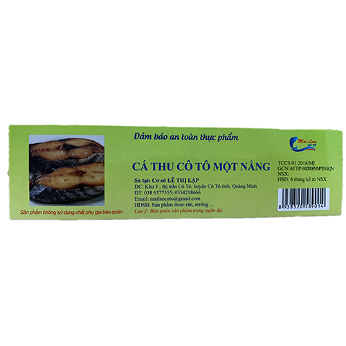 Cá thu Cô Tô một nắng