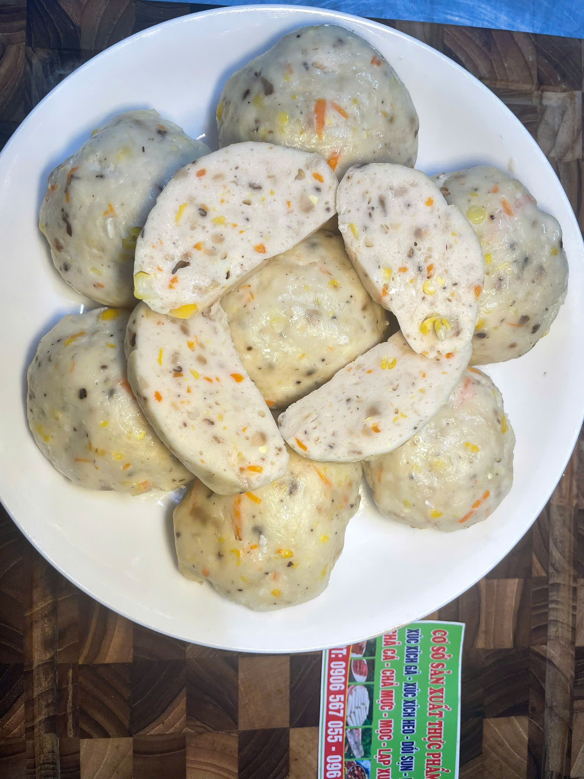 chả gà rau củ healthy